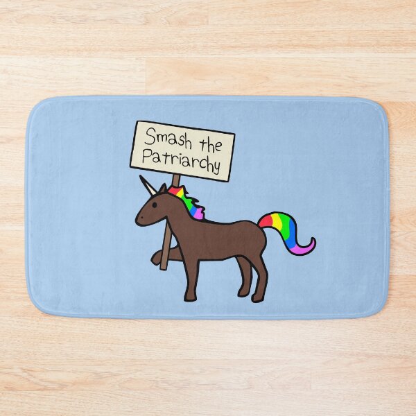 Item preview, Smash The Patriarchy (Brown Unicorn) designed and sold by jezkemp.