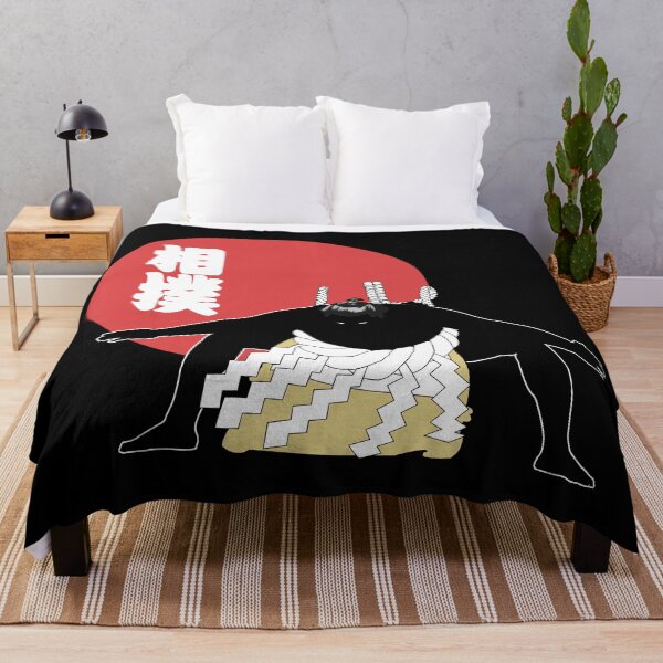 Item preview, Yokozuna sumo wrestler with rising sun and kanji. (Black) designed and sold by Vectorial.