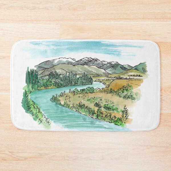 Item preview, Clutha River from Newcastle Track designed and sold by Tom Napper Design.