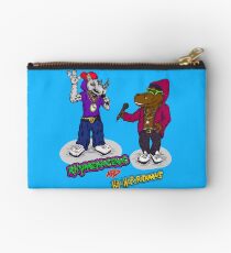 FLIGHT OF THE CONCHORDS - THE HIPHOPOPOTAMUS AND THE RHYMENOCEROS - TOGETHER ON THE ONE SHIRT Studio Pouch