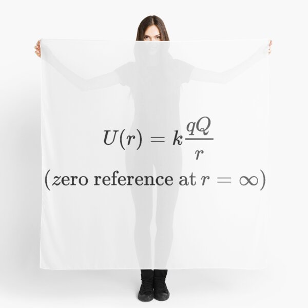 The potential energy of Q when it is separated from q by a distance r assumes the form:  Scarf