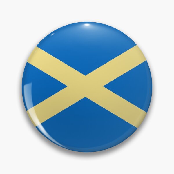 Item preview, Buff and Blue Saltire Flag (buff agus bratach gorm) designed and sold by JonathanR1994.