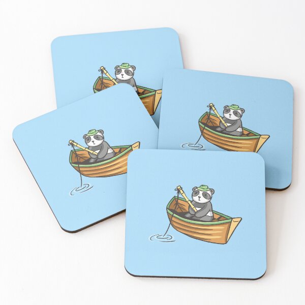 Item preview, Panda bear fisherman fishing designed and sold by DerSenat.