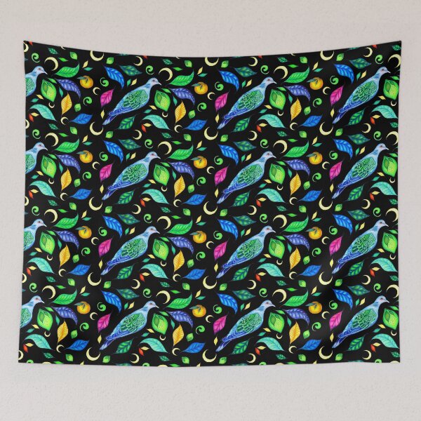 Item preview, Doves, Moons and Limes designed and sold by nocturne-design.