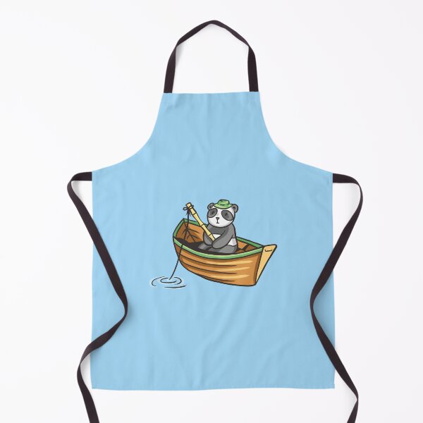 Item preview, Panda bear fisherman fishing designed and sold by DerSenat.