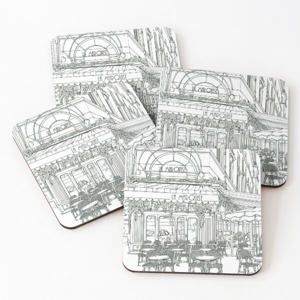 Item preview, Cafe in Paris designed and sold by LERILERA.
