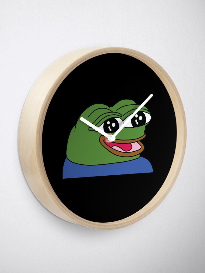 Pepega High Quality Emote Clock for Sale by OldDannyBrown