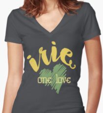 Jamaika Irie Eine Liebe Shirt mit V-Ausschnitt