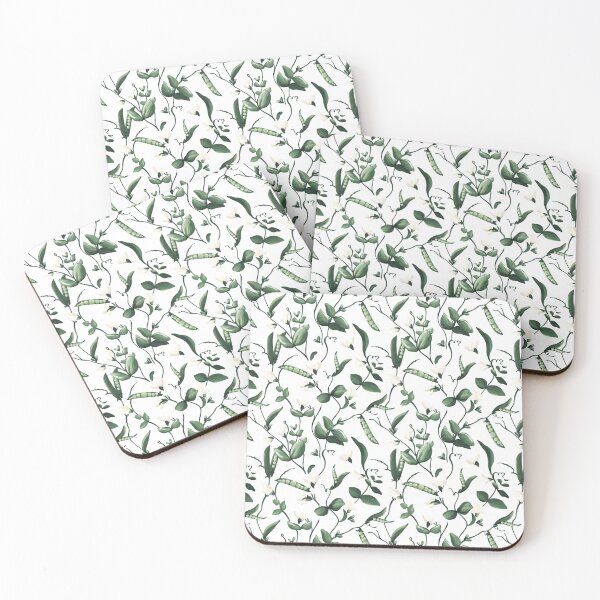 Item preview, Sweet pea watercolor white Easter bloom plant  designed and sold by Milatoo.