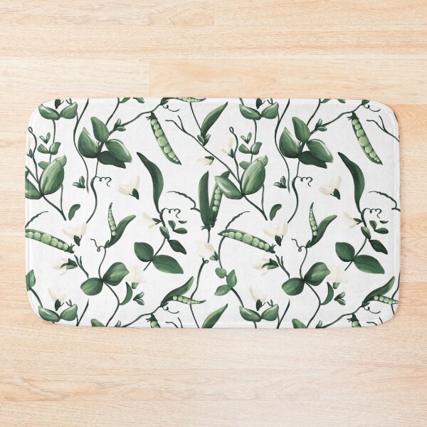 Item preview, Sweet pea watercolor white Easter bloom plant  designed and sold by Milatoo.