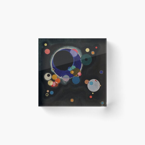 Wassily Kandinsky - Several Circles - Bauhaus Art Acrylic Block