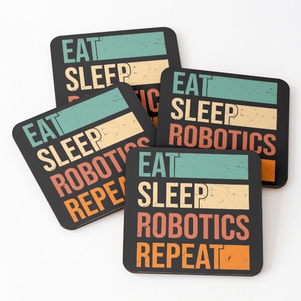 Item preview, Retro and Vintage Eat Sleep Robotics Repeat designed and sold by Shop signer.