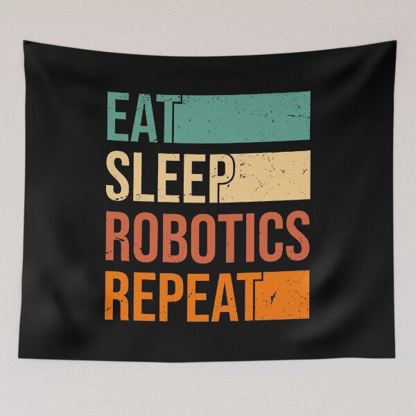 Item preview, Retro and Vintage Eat Sleep Robotics Repeat designed and sold by Shop signer.