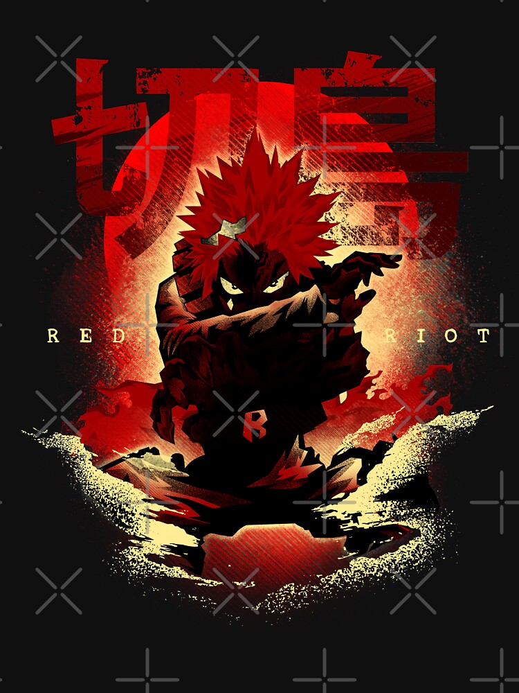 Red riot hoodie store bnha