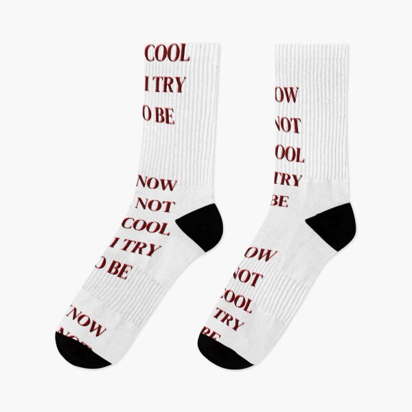 Item preview, I KNOW I'M NOT AS COOL AS I TRY TO BE designed and sold by autoterapiia.