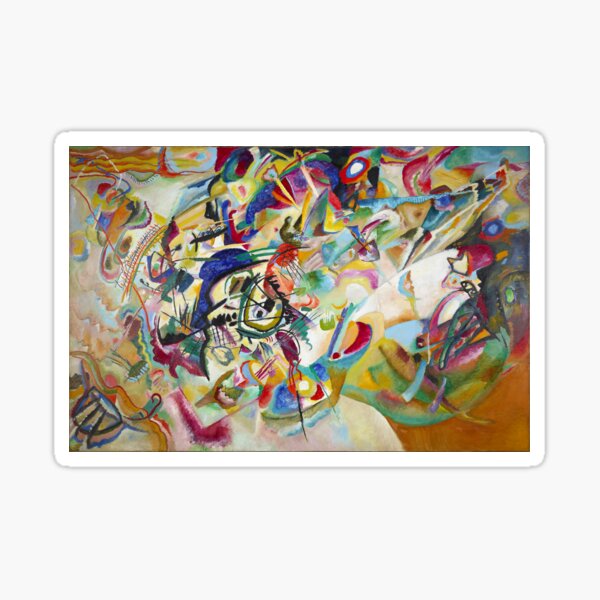 Item preview, Wassily Kandinsky - Composition VII (1913) designed and sold by HistoryRestored.