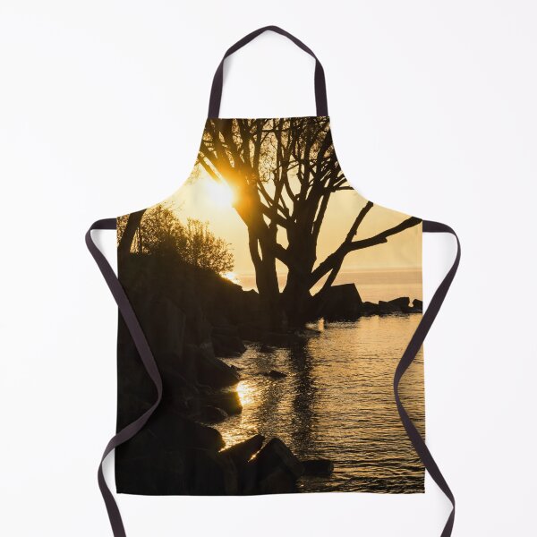 Item preview, Early Gold Through the Willows - a Sunrise on the Shore of Lake Ontario designed and sold by Georgia Mizuleva.