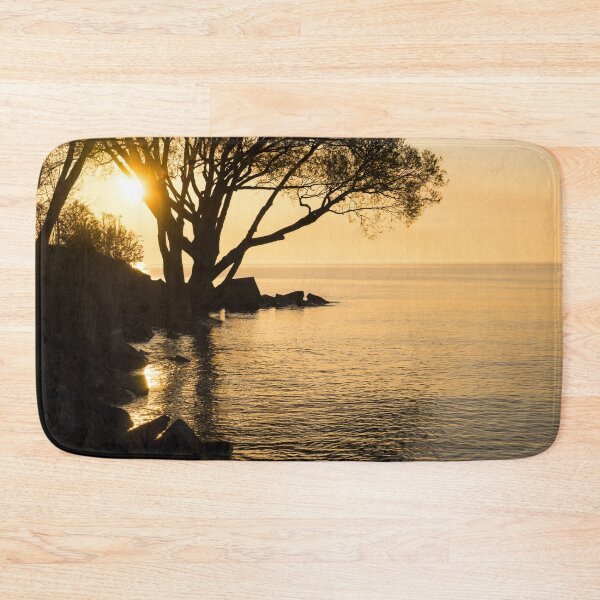 Item preview, Early Gold Through the Willows - a Sunrise on the Shore of Lake Ontario designed and sold by Georgia Mizuleva.