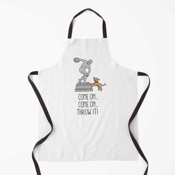 Item preview, Come on Throw it funny dog K9 frisbee discus throw designed and sold by LaundryFactory.