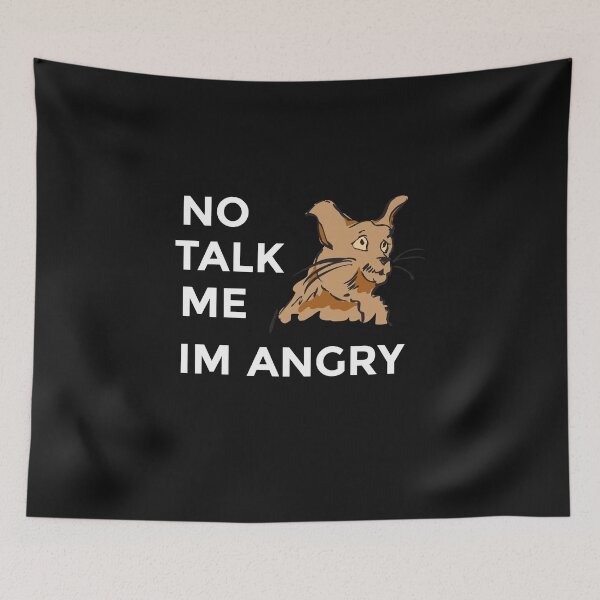 Item preview, No Talk Me I'm Angry Cat Lover Gift For Mom designed and sold by Trendy Shirt.