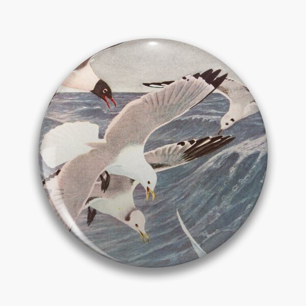 Artikelvorschau, Varieties of Seagull vintage illustration  entworfen und verkauft von Vintage Designs +.