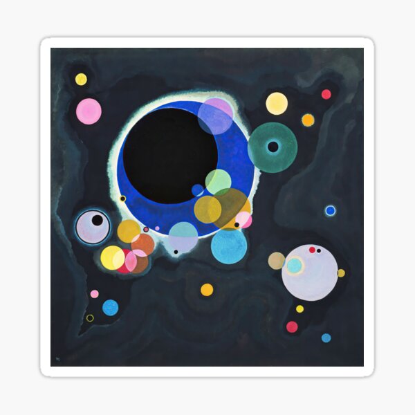 Item preview, Wassily Kandinsky - Several Circles (1926) designed and sold by HistoryRestored.