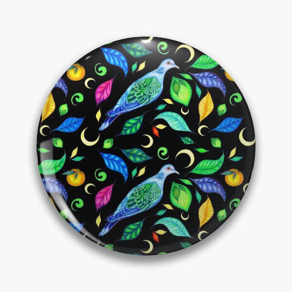 Item preview, Doves, Moons and Limes designed and sold by nocturne-design.