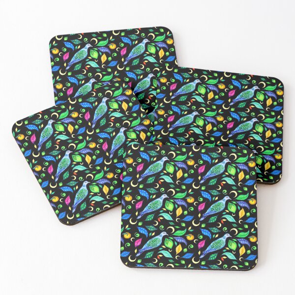Item preview, Doves, Moons and Limes designed and sold by nocturne-design.