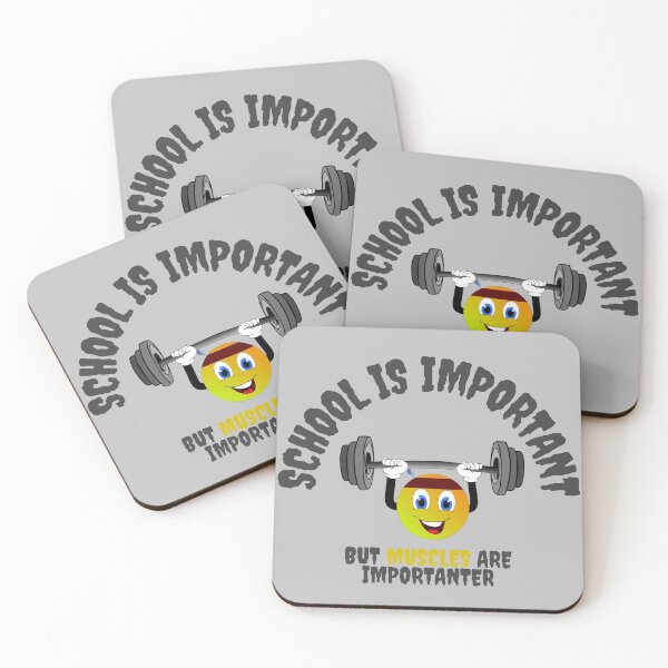 Item preview, School Is Important But Muscles Are Importanter  designed and sold by Tawfiktyson.