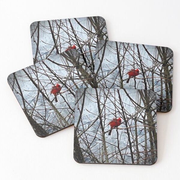 Item preview, Cardinal in the Snowy Branches  designed and sold by AmyzingPrints.