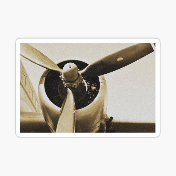 Avion d'un rêve vintage Sticker