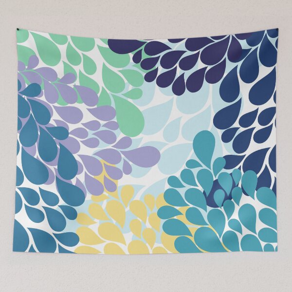 Aperçu de l'œuvre Taches colorées de plumage de paon créée et vendue par sunnybandana.