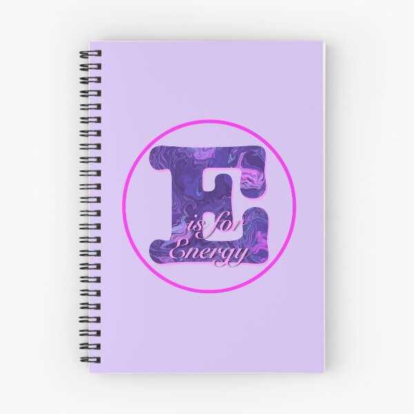 Item preview, Purple letter ‘E is for Energy’ motivational quote designed and sold by AMSonArt.