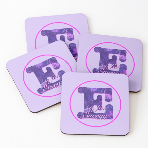 Item preview, Purple letter ‘E is for Energy’ motivational quote designed and sold by AMSonArt.