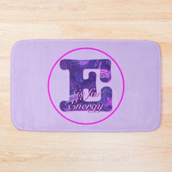Item preview, Purple letter ‘E is for Energy’ motivational quote designed and sold by AMSonArt.