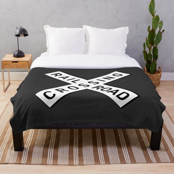 Item preview, Railroad Crossing Sign for Train Enthusiasts / Railfans designed and sold by ClickForMore.