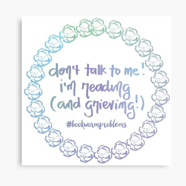 still reading... </3 Metal Print