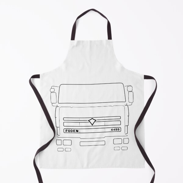 Item preview, Classic Foden 4455 lorry black outline graphic designed and sold by soitwouldseem.