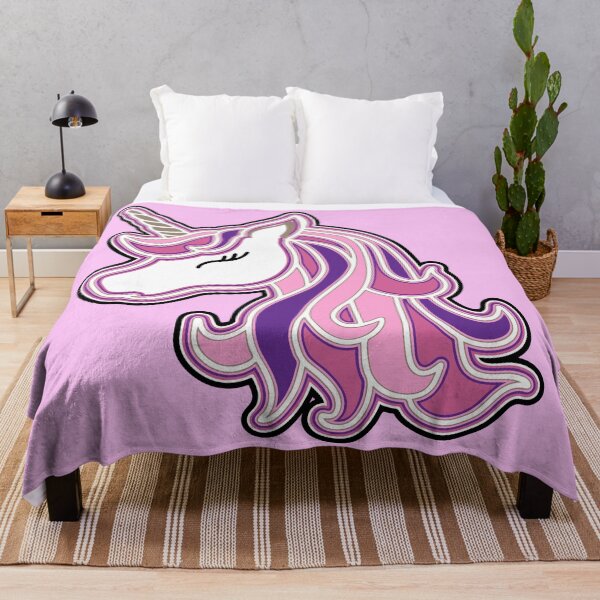 Item preview, Unicorn with black outline designed and sold by Inspireaglow.