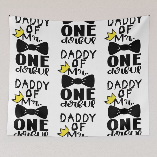Item preview, Mens Daddy of Mr Onederful 1st Birthday First One-Derful Matching designed and sold by Independence arrival.