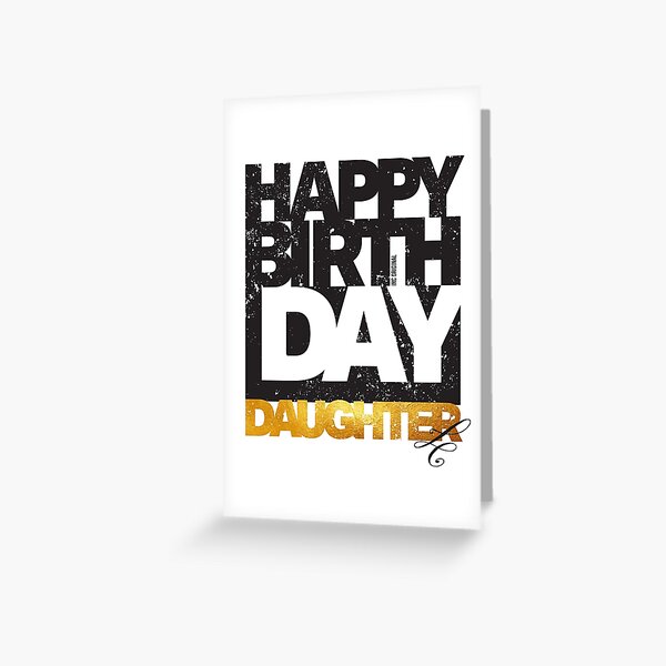 Artikel-Vorschau von Alles Gute zum Geburtstag Tochter – Grußkarte, designt und verkauft von Inc-Solutions.