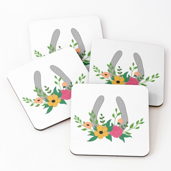 Item preview, Colorful Floral horseshoe designed and sold by adesignworld.