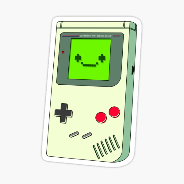 Original Smiley Gameboy Sticker