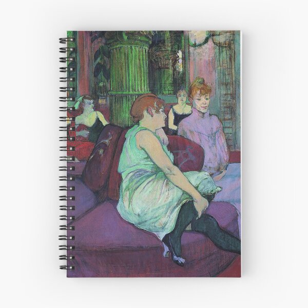 Item preview, Henri de Toulouse-Lautrec - In salon of rue des Moulins (Salon de la rue des Moulins) 1894 designed and sold by HistoryRestored.
