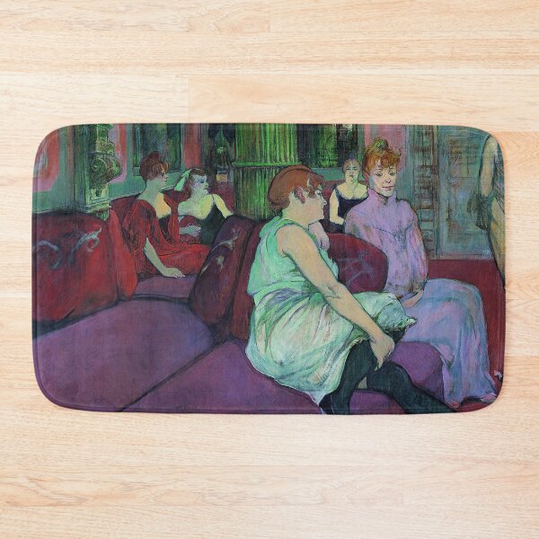 Item preview, Henri de Toulouse-Lautrec - In salon of rue des Moulins (Salon de la rue des Moulins) 1894 designed and sold by HistoryRestored.