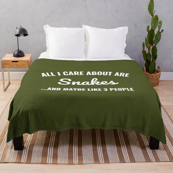 Item preview, All I care about are snakes and maybe like 3 people designed and sold by Unchainthebeast.