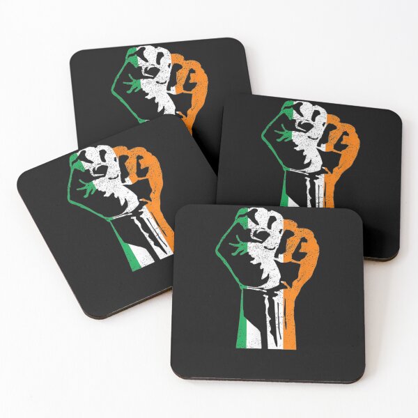 Item preview, Irish Flag Fist Raised Ireland Saint Patrick's Day  designed and sold by shirleyfinley.