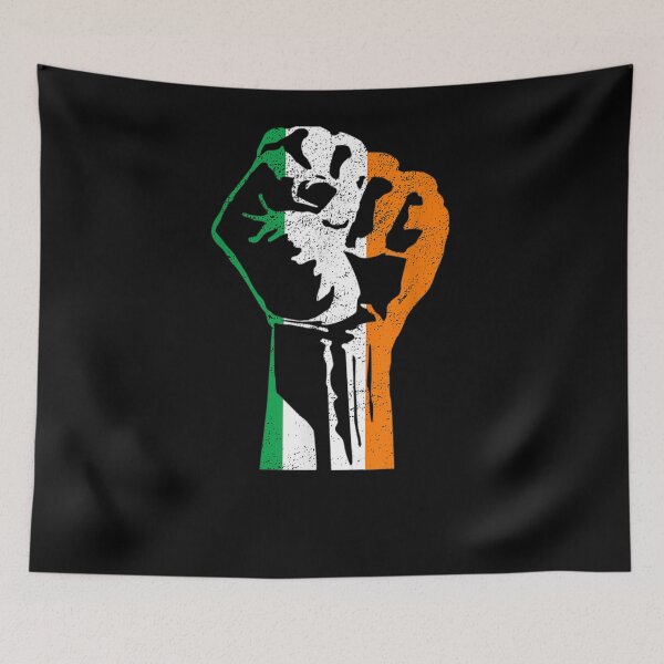 Item preview, Irish Flag Fist Raised Ireland Saint Patrick's Day  designed and sold by shirleyfinley.