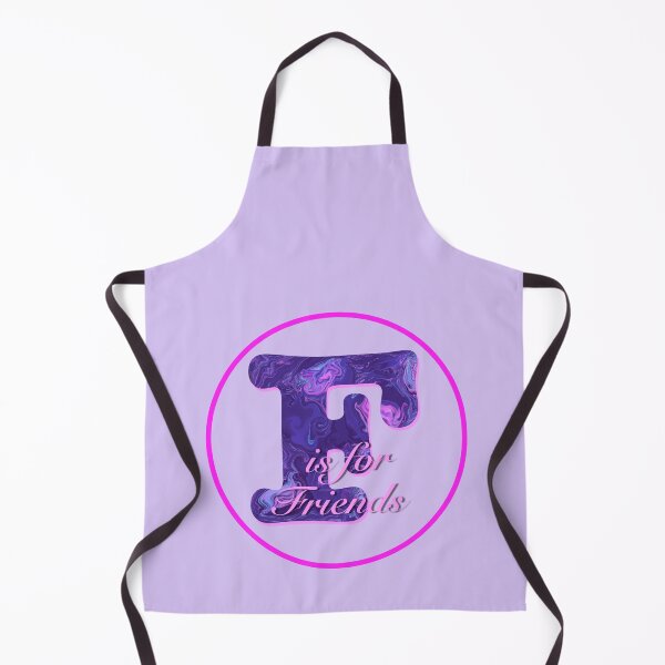 Item preview, Purple letter ‘F is for Friends’ motivational quote designed and sold by AMSonArt.