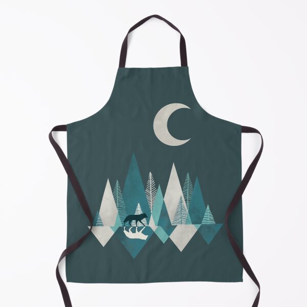 Item preview, Wolf in Winter with a Cresent Moon - Vector Artwork designed and sold by solrevolver.